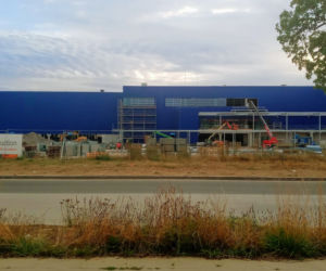 Budowa sklepu IKEA w Szczecinie - sierpień 2020