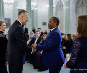 Nawroccy zadali szyku na spotkaniu z Korpusem Dyplomatycznym