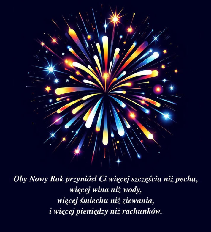 Kartka sylwestrowa śmieszna