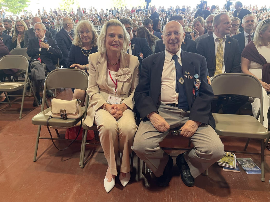 Karol Nawrocki z małżonką w USA. Tak przyjęto ich w Doleystown