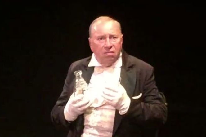 Jerzy Stuhr u Jandy w teatrze