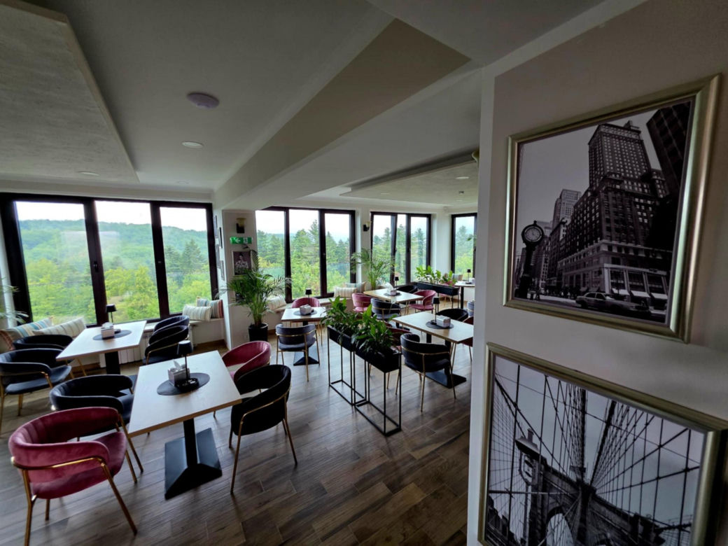 Kawiarnia Widokowa w Polańczyku Perła Bieszczadów.