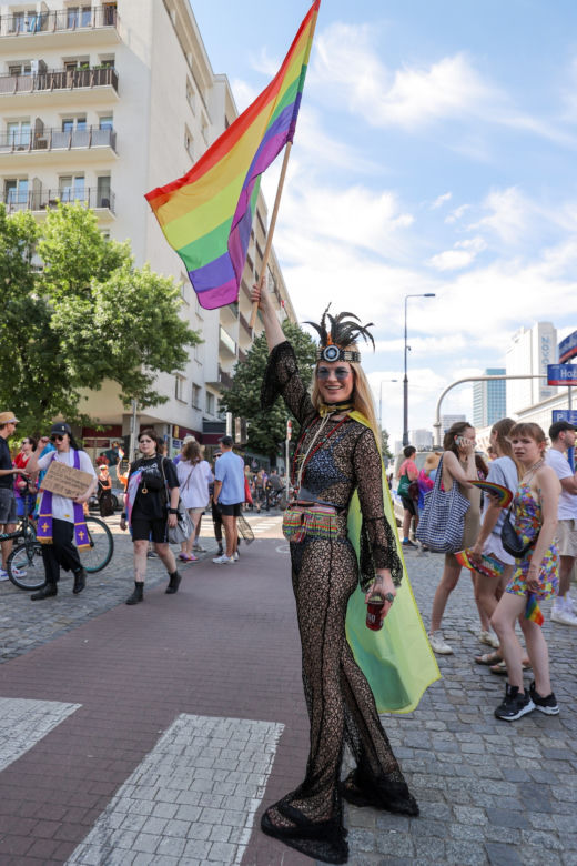 Śmiałe kreacje na Paradzie Równości w Warszawie