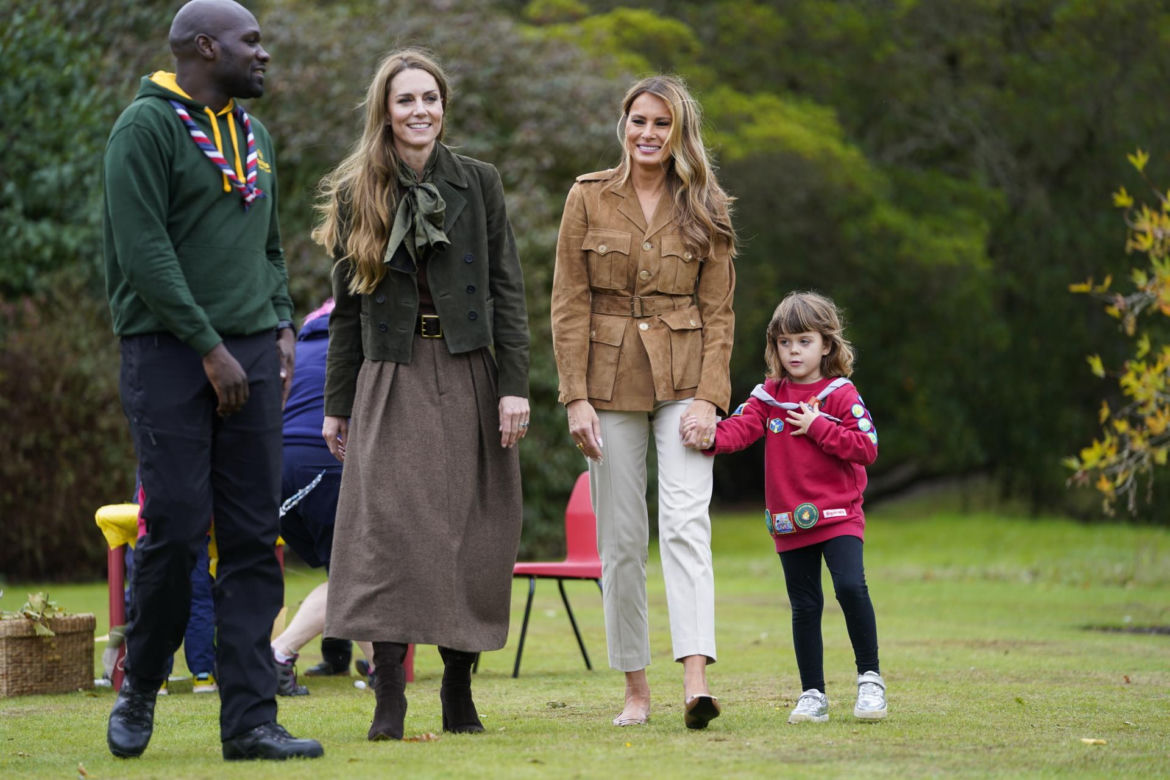 Pierwsza Dama USA w Windsorze spotkała się z królową Kamilą i księżną Kate