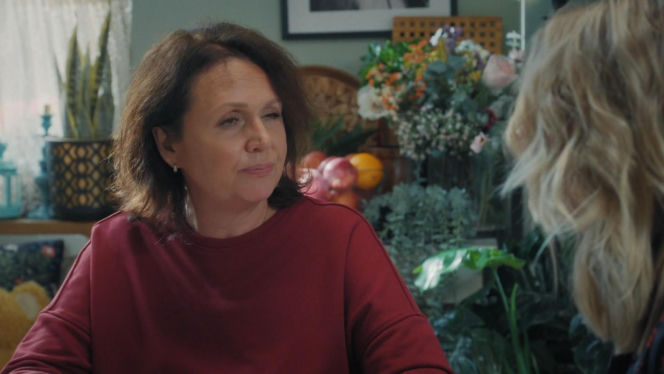 M jak miłość odc. 1920. Marysia (Małgorzata Pieńkowska), Judyta (Paulina Chruściel)