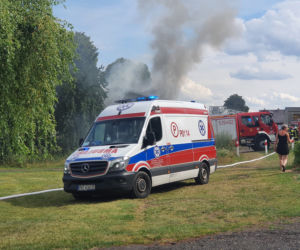 Nowy Tomyśl: WIELKI pożar domu. 15 zastępów walczyło z ogniem! Są ranni! 