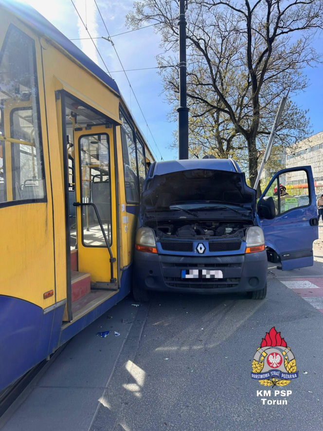 Dwa wypadki na Szosie Chełmińskiej w Toruniu