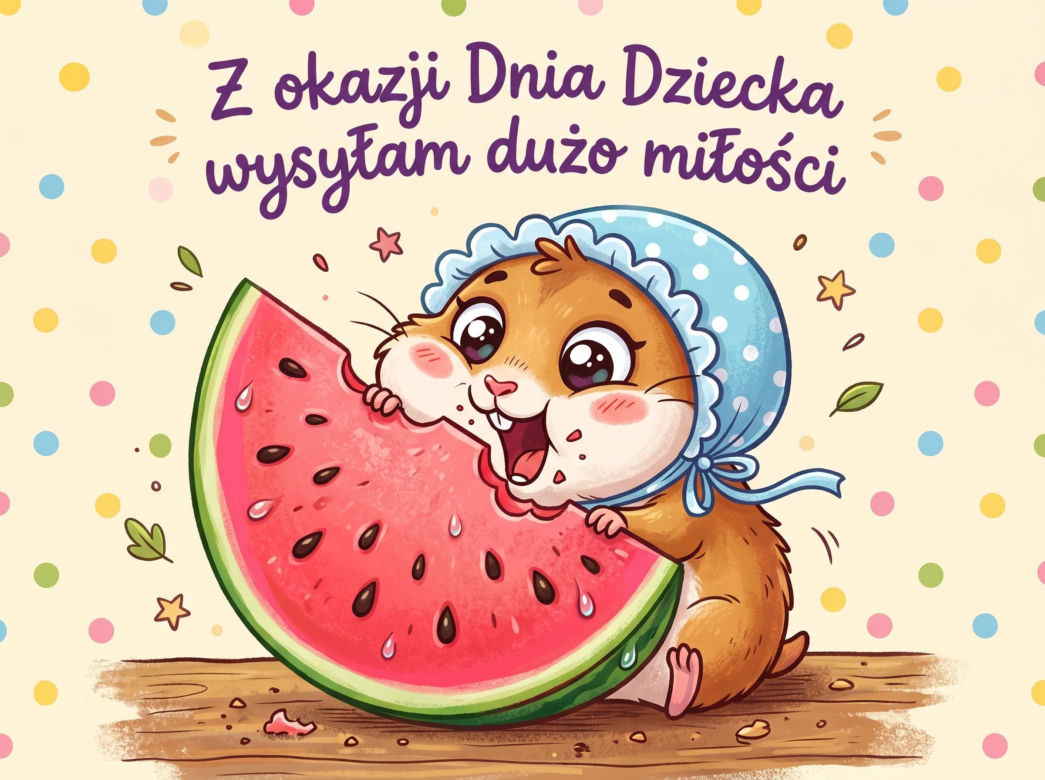 Zabawna kartki na Dzień Dziecka dla dorosłych