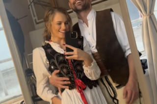 Marcin Rogacewicz i Agnieszka Kaczorowska