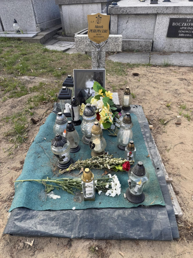 Marek Perepeczko - tak wygląda grób słynnego Janosika