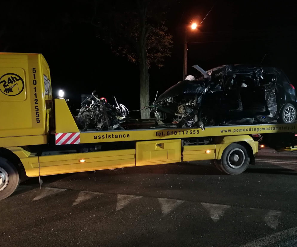 Makabra pod Szamotułami! Jedna osoba ZGINĘŁA w wypadku na DW 187