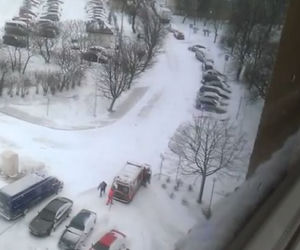 Lubelszczyzna nadal pod śniegiem. Tylko główne drogi są przejezdne