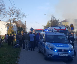 Białystok. Pożar na ul. Boboli 20.10.2019
