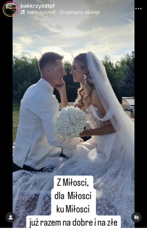 Rafał Mroczek wziął ślub