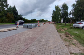 miejsca postojowe na ul. Sikorskiego w Zamościu