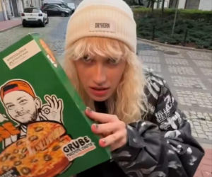 Helena Englert zjadła pizzę Książula