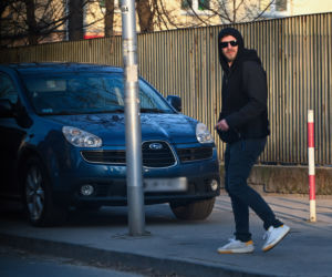 Antek Królikowski spędził godzinę i dziecka w szpitalu