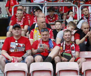 Widzew Łódź - Piast Gliwice: Zdjęcia kibiców i zawodników z meczu 34. kolejki PKO BP Ekstraklasy