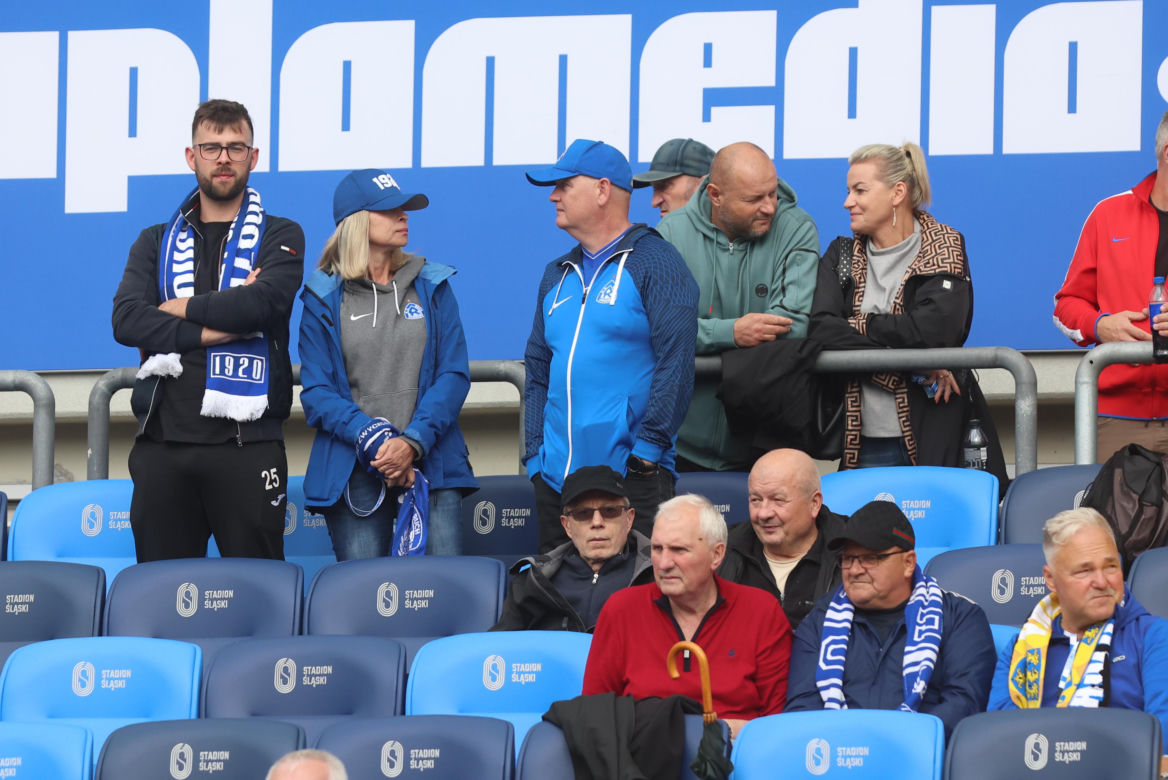Kibice na meczu Ruch Chorzów - ŁKS