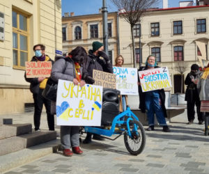 Ulicami Lublina przeszła po raz 6 Manifa. Tym razem - w geście solidarności z Ukrainą