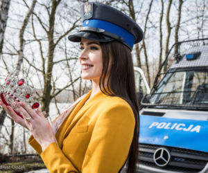 Miss Polski 2020 kusiła policjantów i rozdawała całusy! Piękna Anna-Maria Jaromin była bardzo przekonująca