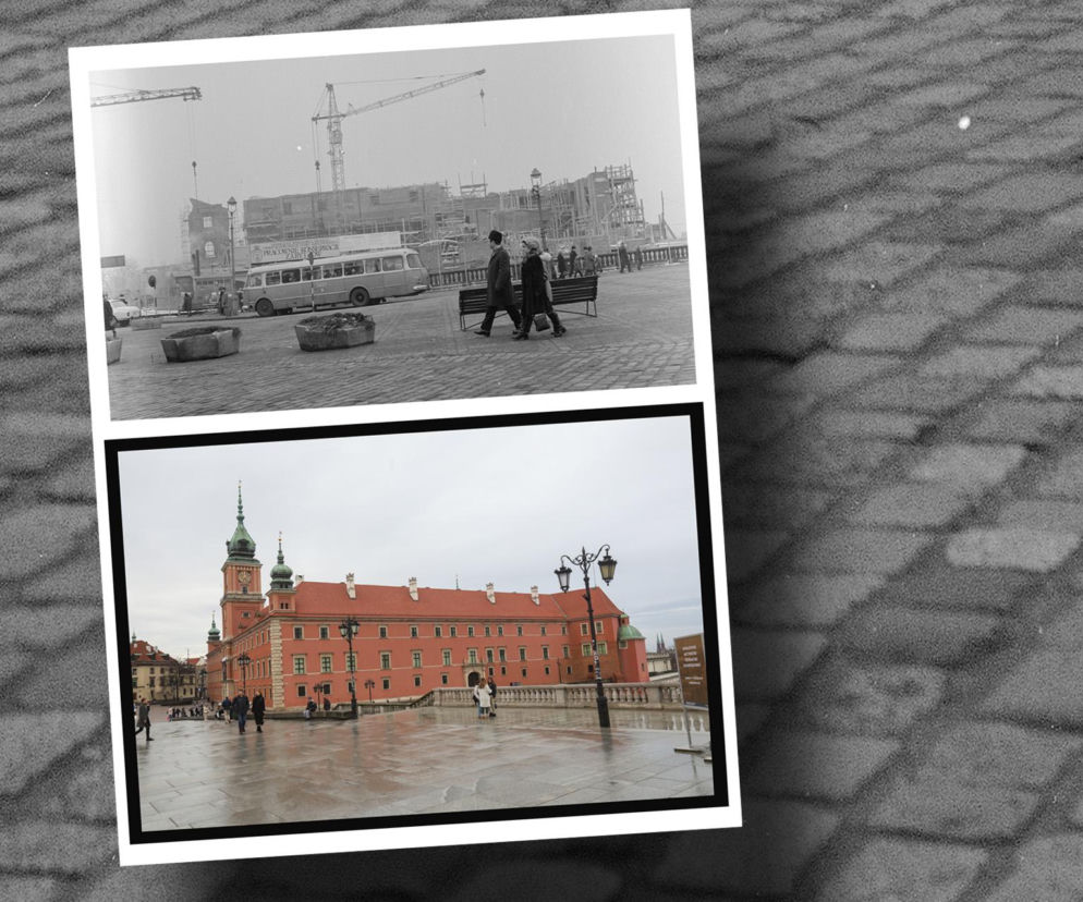 Zamek Królewski 1973 r.  i 2023 r.