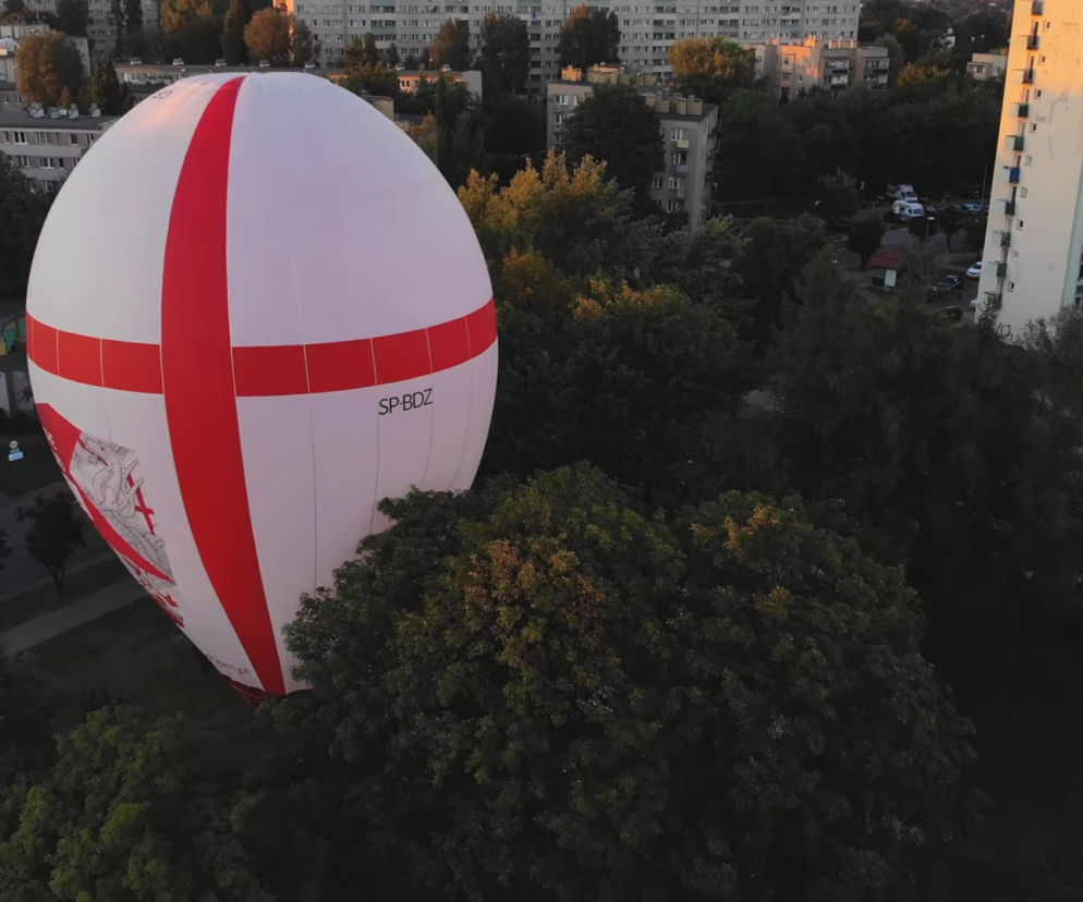Balon wylądował na jednym z nowohuckich osiedli
