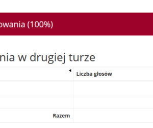 Jak głosowali mieszkańcy poszczególny miast i powiatów w Małopolsce w II turze?