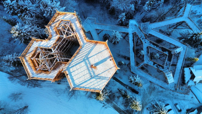 Wieża skolnity w Wiśle