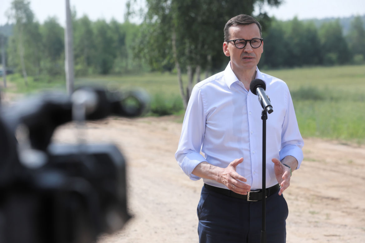 Mateusz Morawiecki "Mur ochroni nas przed inwazją"