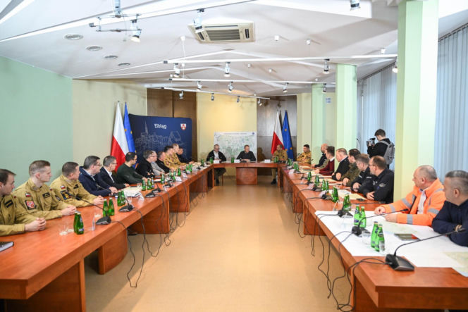 Atak zimy w Elblągu