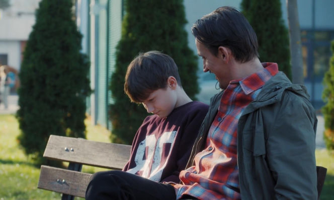 M jak miłość odc. 1921. Franek (Jarosław Śmigielski), jego ojczym (Marcin Sitek)