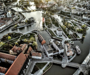 Wrocław widziany z lotu ptaka w obiektywie kamery bezzałogowych statków powietrznych