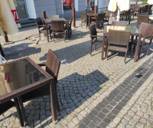 Ogródki gastronomiczne na ul. Żeromskiego