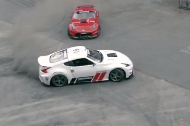 drifting Nissan 370Z
