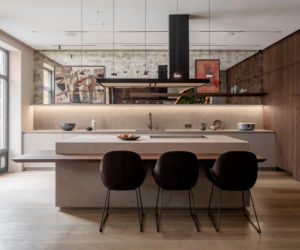 Ciemne kolory we wnętrzach - projekt Tissu Architecture