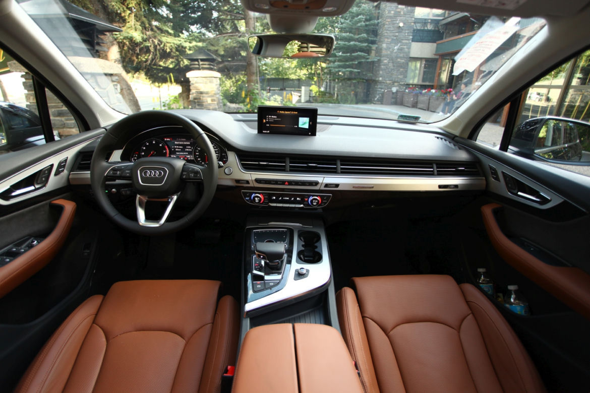 wnętrze Audi Q7 druga generacja
