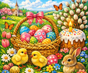 Życzenia wielkanocne 2026. Śliczne kartki wielkanocne z życzeniami dla rodziny i znajomych