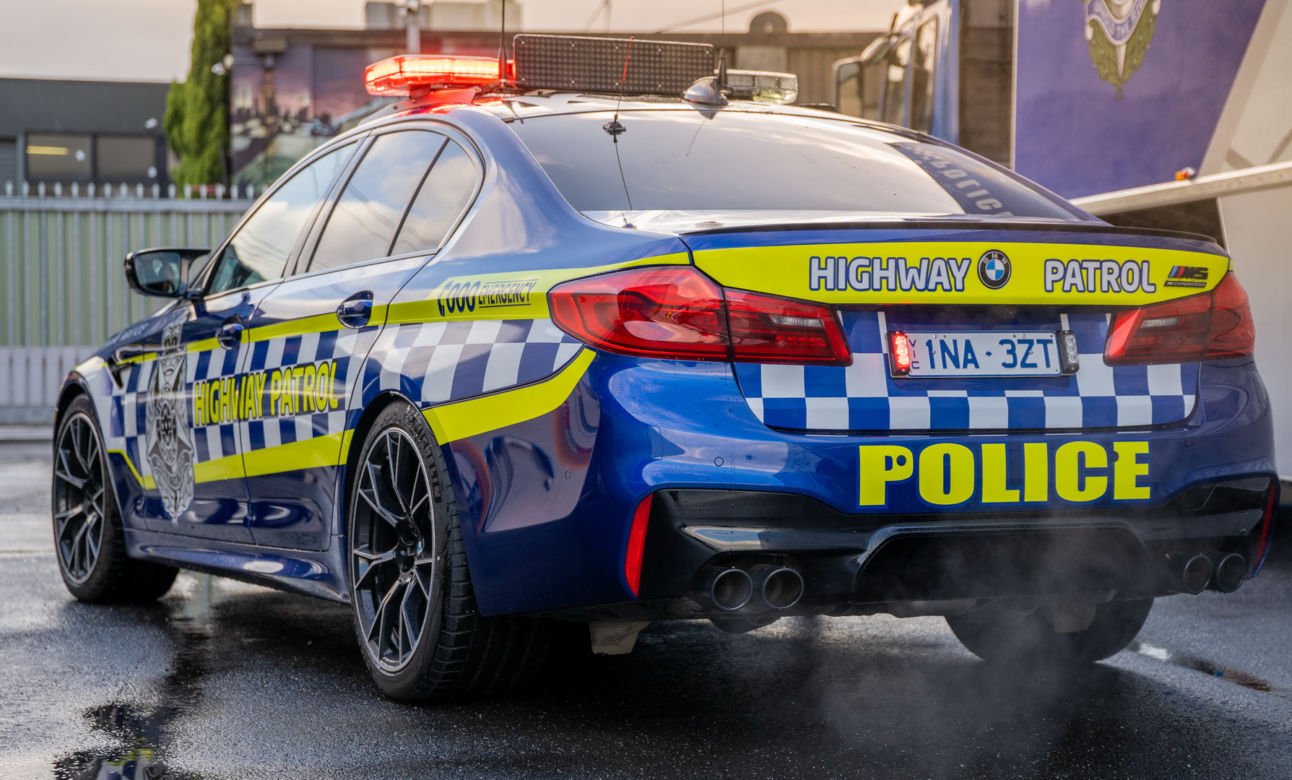 BMW M5 Competition australijskiej policji