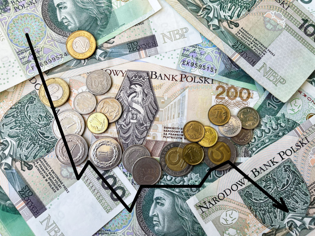 uszkodzone banknoty