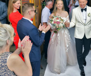 Małgorzata Tomaszewska pojawiła się na ślubie Rafała Brzozowskiego