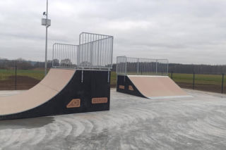 Skatepark w Sarnakach w powiecie łosickim