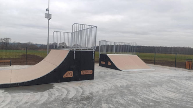 Skatepark w Sarnakach w powiecie łosickim