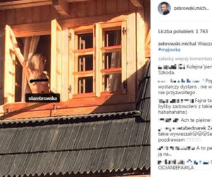 Żebrowski dumny z żony
