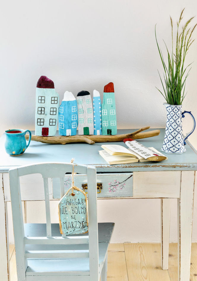 Wnętrze łemkowskiej chaty