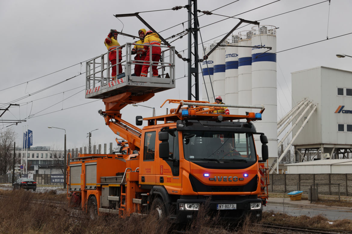 Poważna awaria na Żeraniu. Tramwaje kursują na skróconej trasie