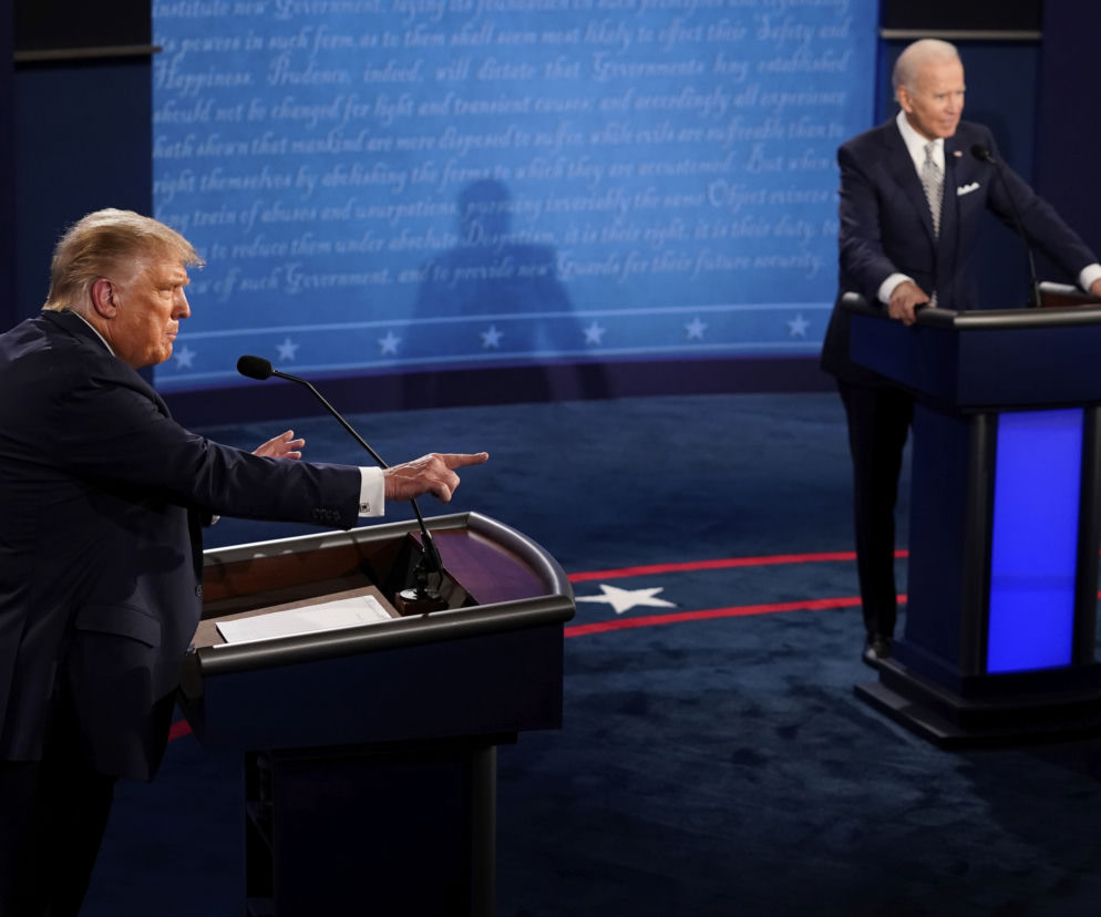 Debata prezydencka Joe Biden i Donald Trump