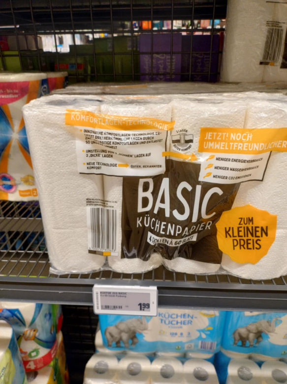 ceny produktów w marketach w Niemczech 