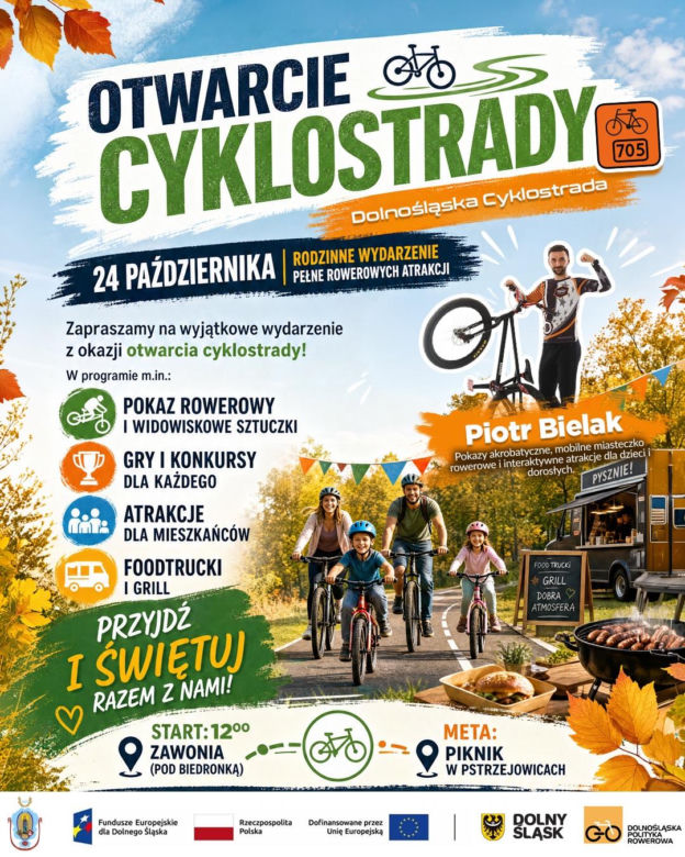 Dolnośląska Cyklostrada 2026. Wielkie otwarcie i piknik rodzinny