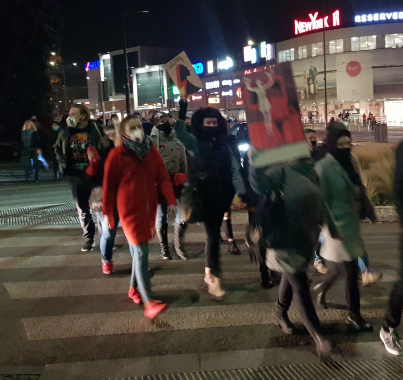 Protesty kobiet w Olsztynie